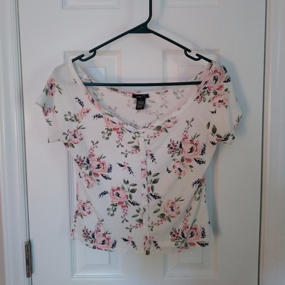 flowered top